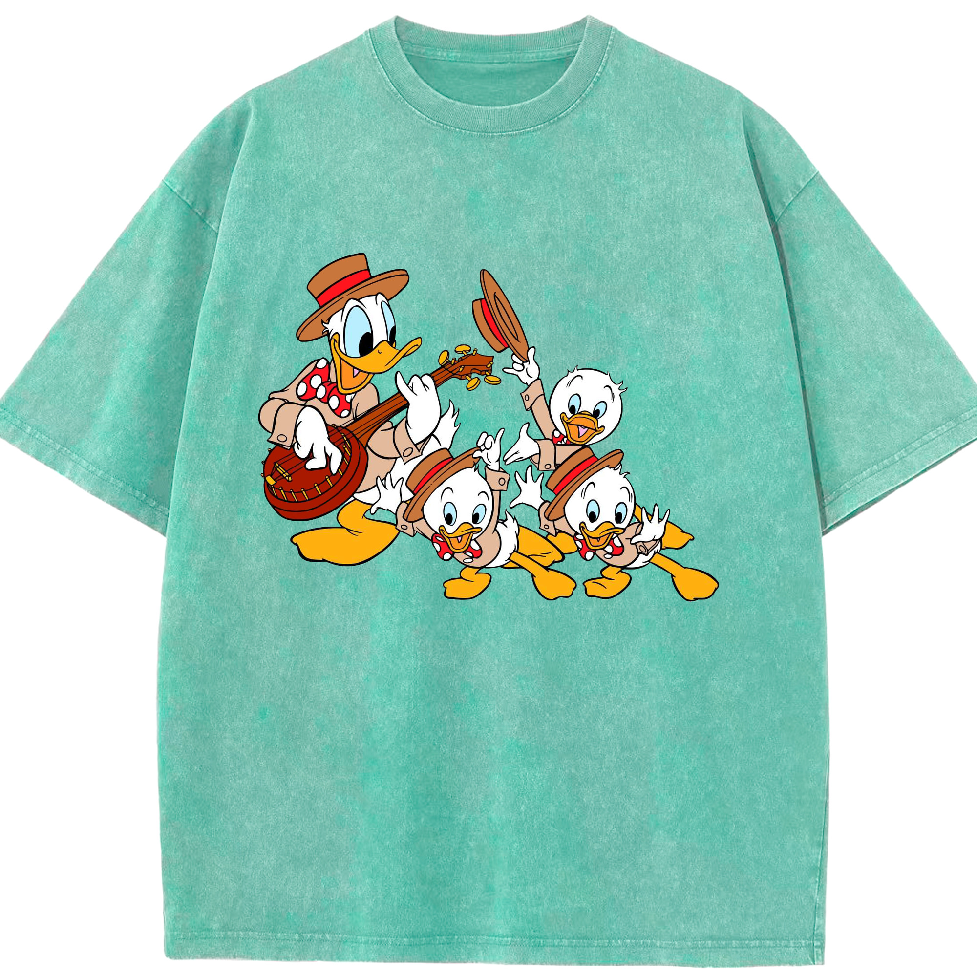 （画像用） ミッキーマウス Mickey Mouse 綿100% ヴィンテージ風 半袖Tシャツ（フロントプリント）